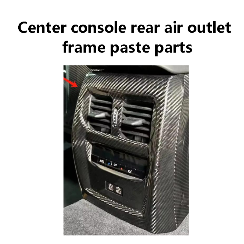 G42/G87- M2/G20/G21/G28/G80/G81 /G22/G23/G26/G82/G28Center console rear air outlet frame paste parts