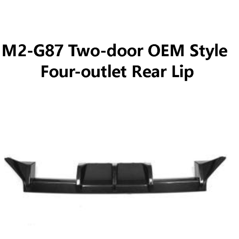 BMWM2-G87 Two-door OEM Style Four-outlet Rear Lip