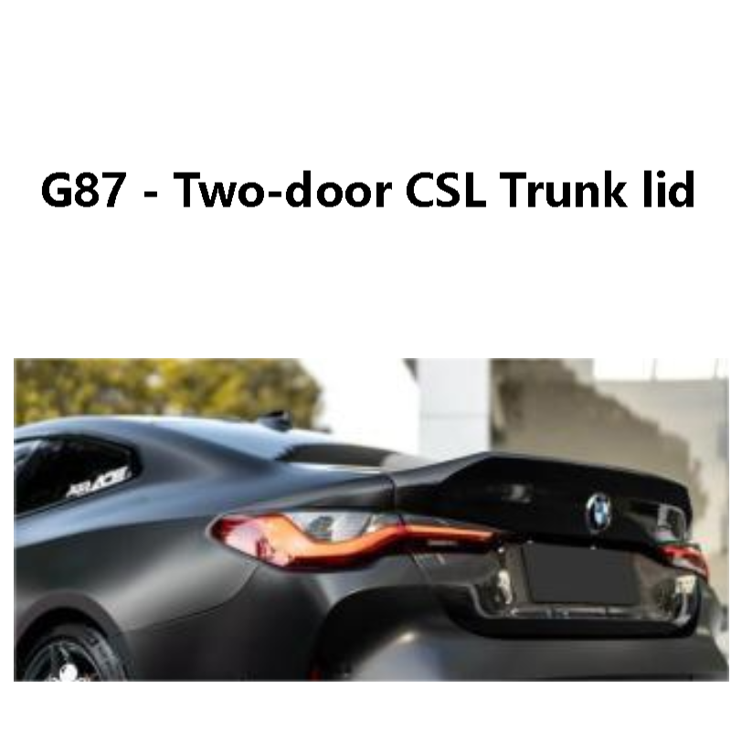 BMWG87 - Two-door CSL Trunk lid