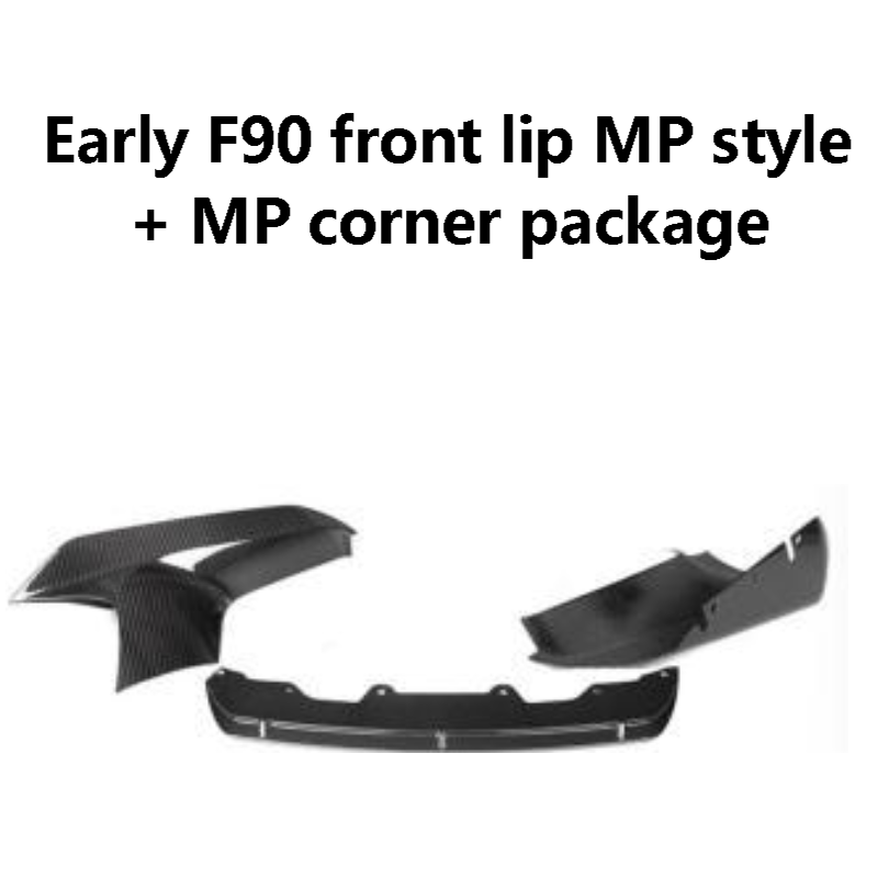 Early F90 front lip MP style + MP corner package