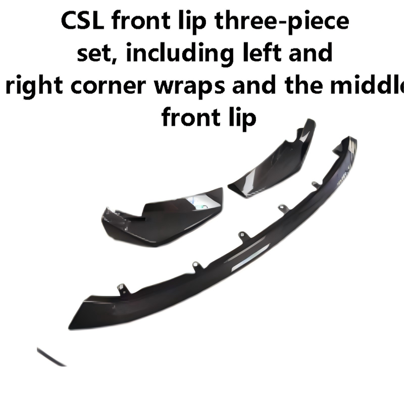 CSL front lip three-piece set, including left and right corner wraps and the middle front lip