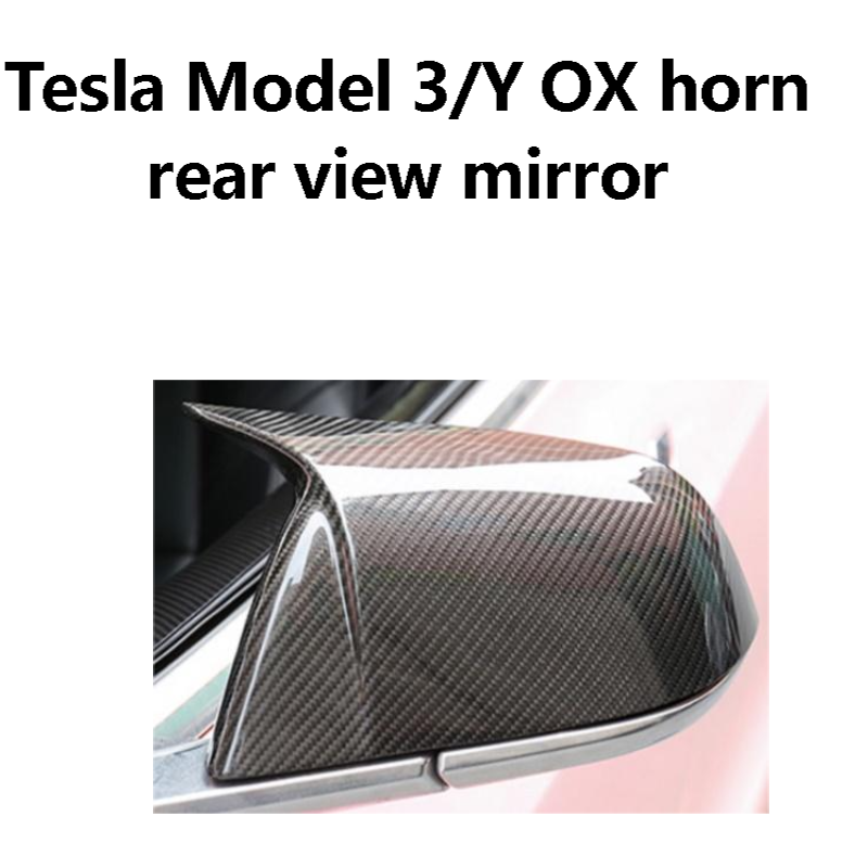 Tesla Model 3/Y OX Horn rear view mirror cover