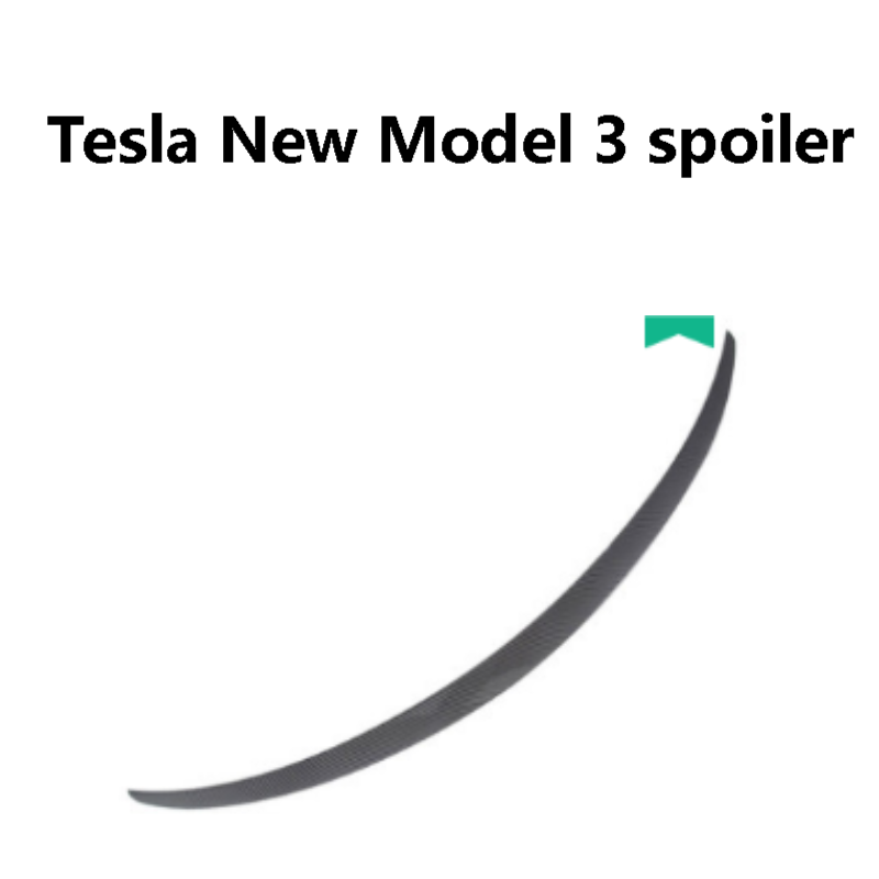 Tesla New Model 3 spoiler