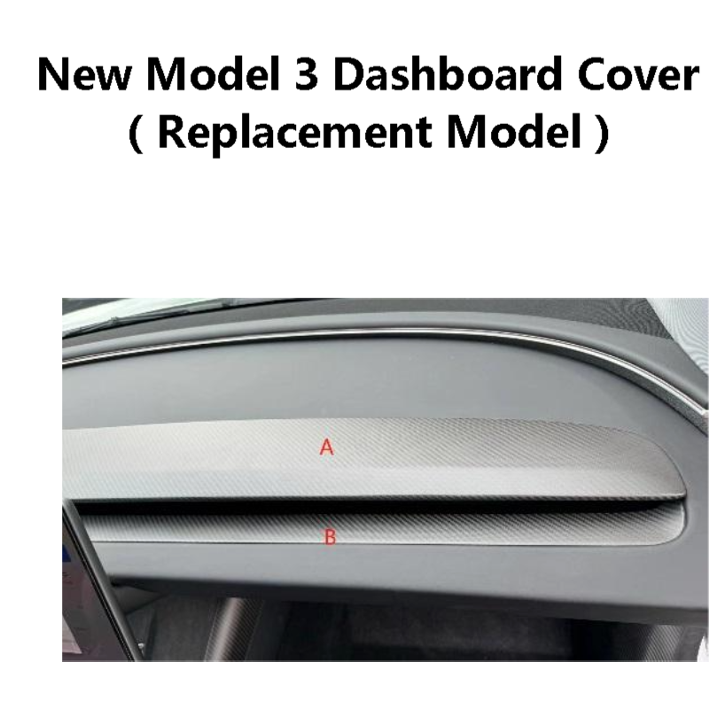 Tesla New Model 3 Dashboard Cover（Replacement Model）
