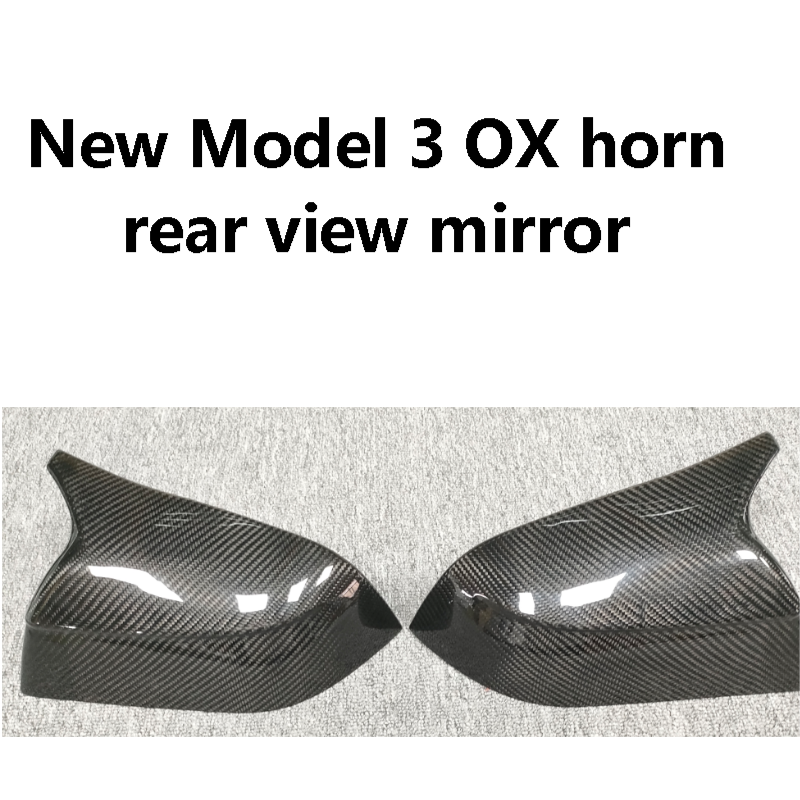 Tesla New Model 3 OX Horn rear view mirror